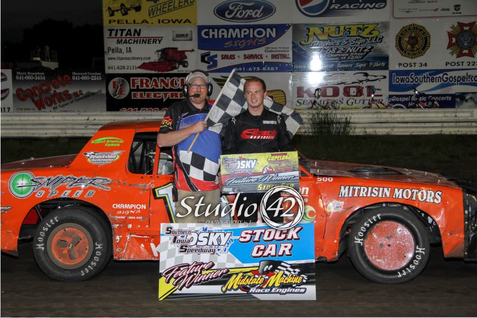 Carter Brothers Win on Copeland Auto Body and SS Mobile Blasting Night KBOE 104.9FM Hot Country